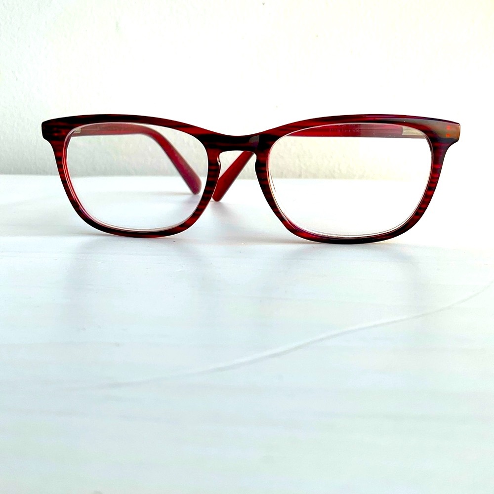 Foster Grant Elana red +1.50 reading glasses